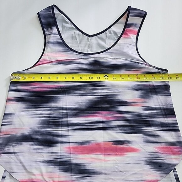 Lululemon Run Split Singlet Tank Top Mirage  Deep Indigo Relaxed Fit Size 8/10 - Picture 8 of 11